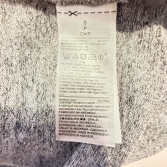 GAP Slub Swing Tank Top Gray S athleisure loungewear minimalist 88-29 - Picture 13 of 13